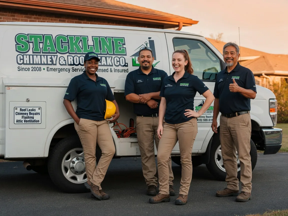 Chimney flashing repair company in Sherman, TX